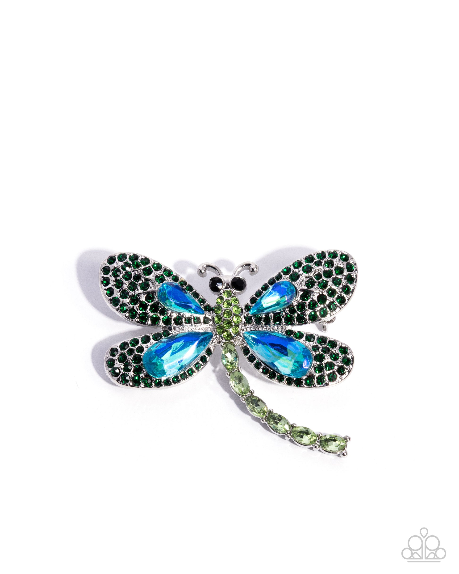 Divine Dragonfly - green - Paparazzi brooch