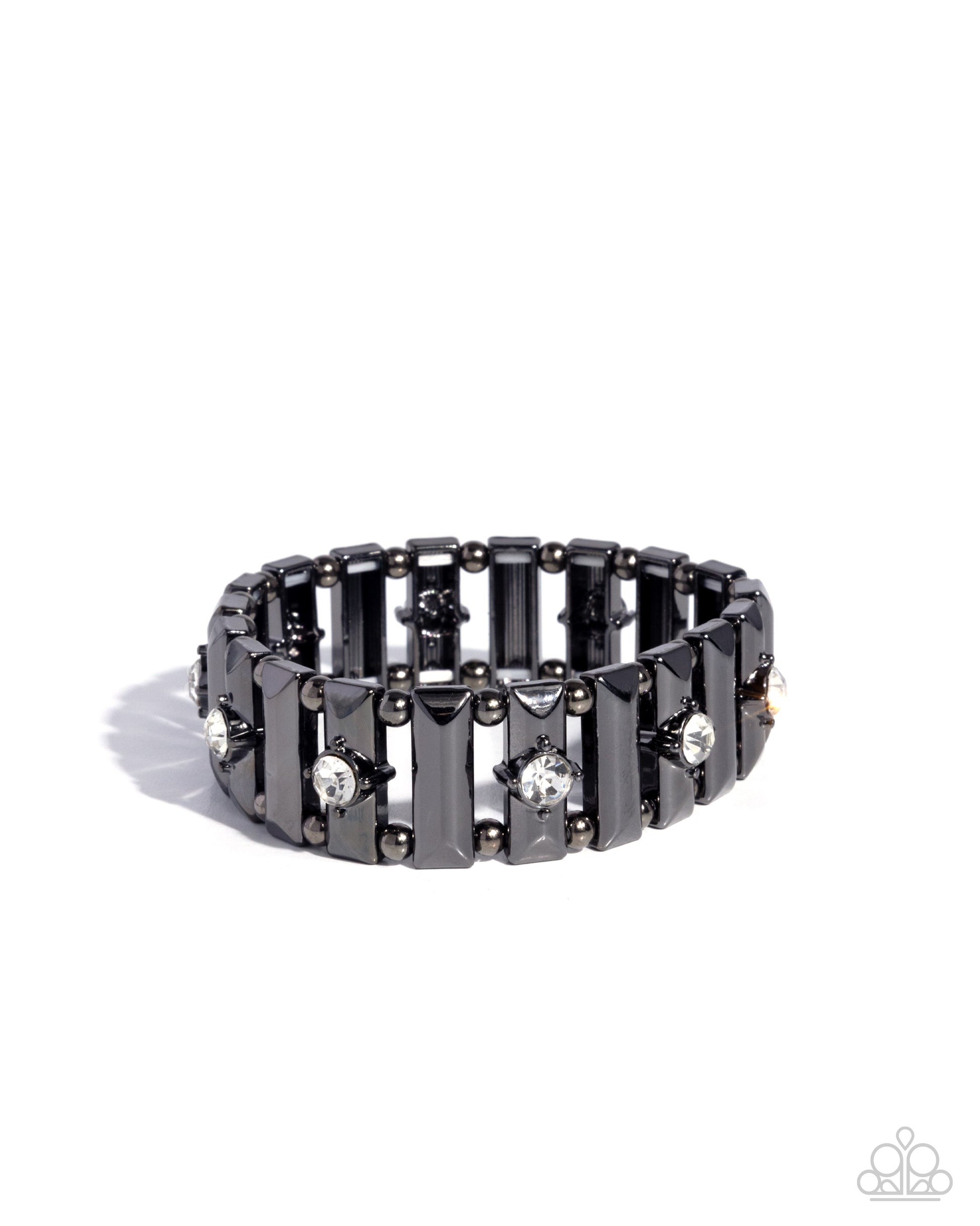 Dotted Dazzle - black - Paparazzi bracelet