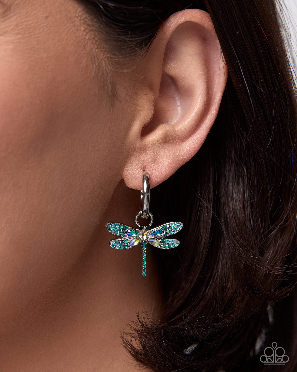 Dragonfly Date - blue - Paparazzi earring charms