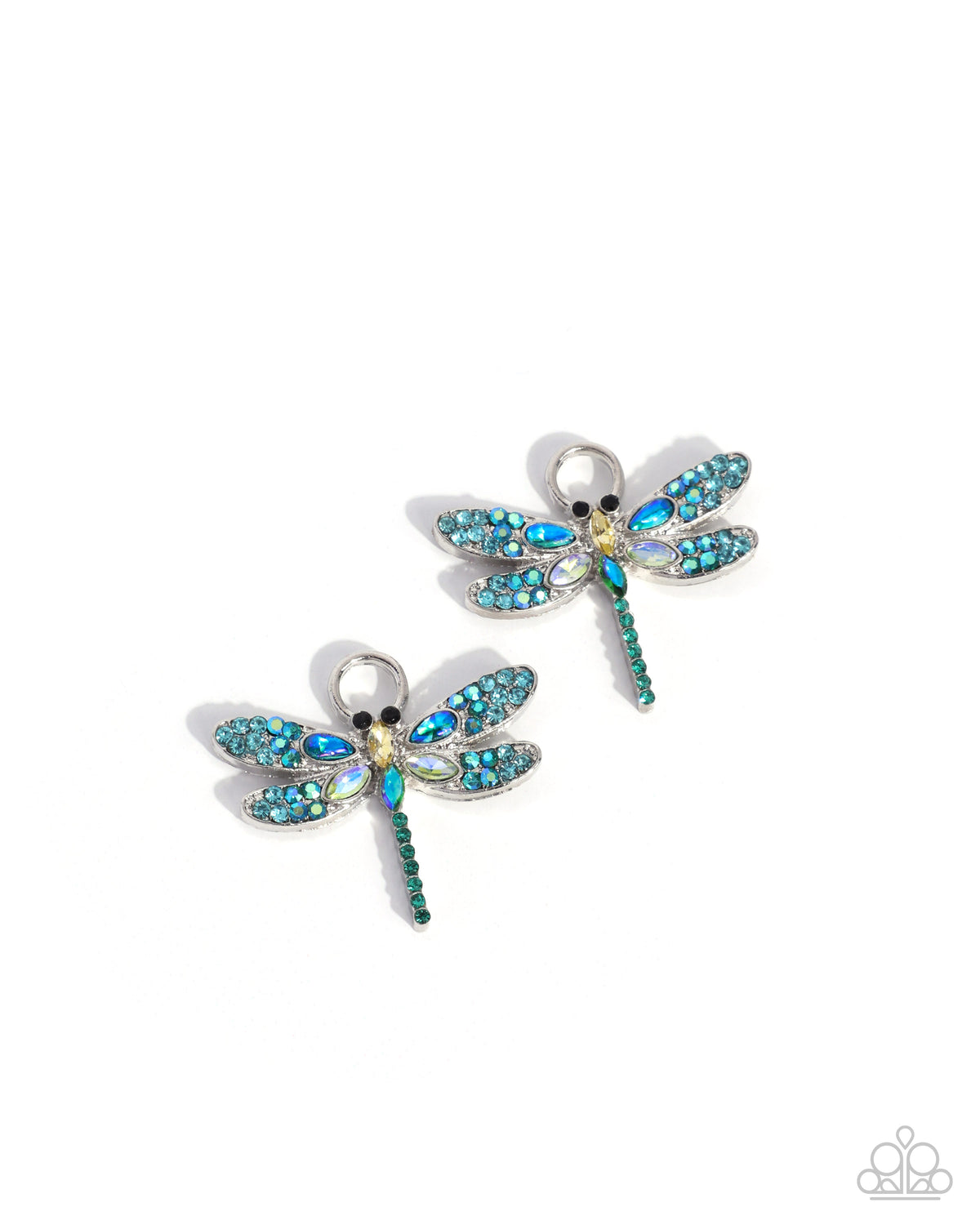 Dragonfly Date - blue - Paparazzi earring charms