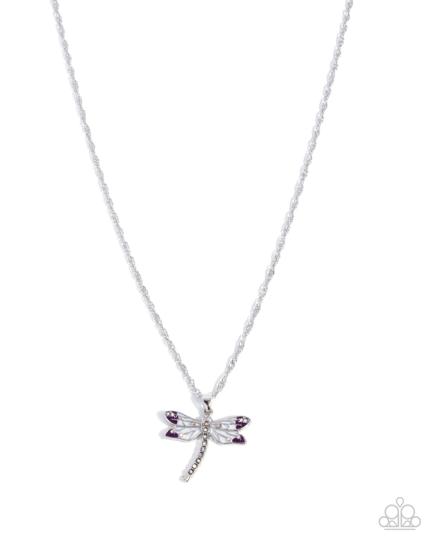 Dragonfly Debut - purple - Paparazzi necklace
