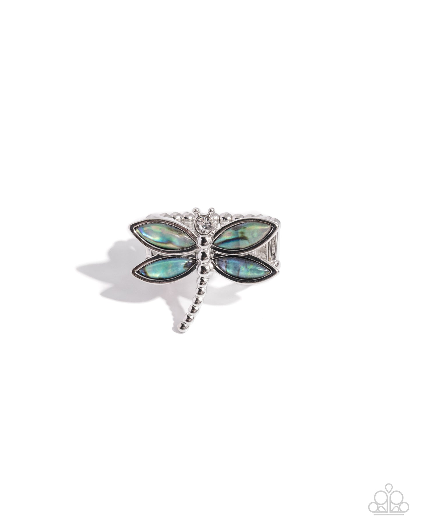 Dragonfly Dedication  - blue - Paparazzi ring