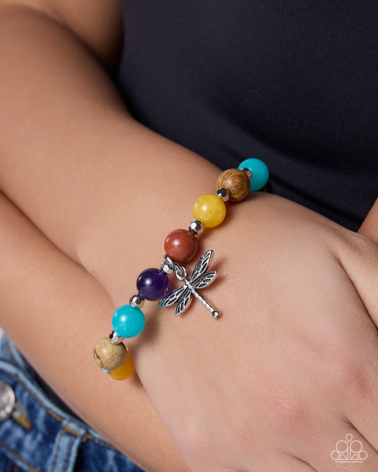 Dragonfly Delay - multi - Paparazzi bracelet