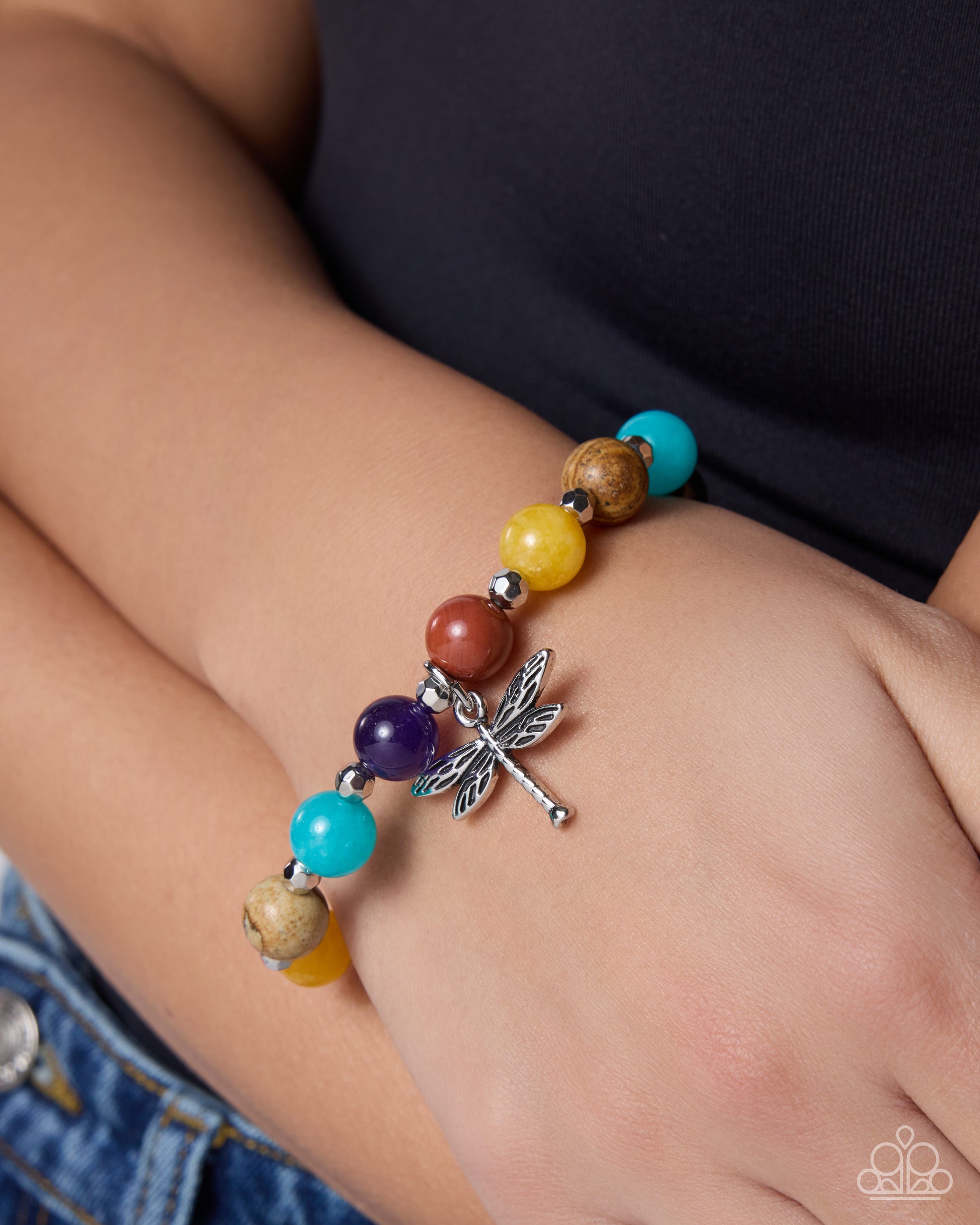 Dragonfly Delay - multi - Paparazzi bracelet