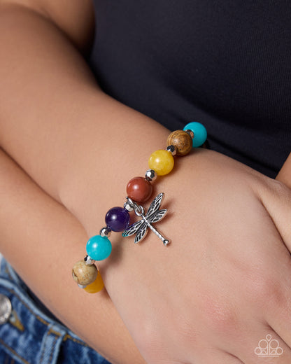 Dragonfly Delay - multi - Paparazzi bracelet
