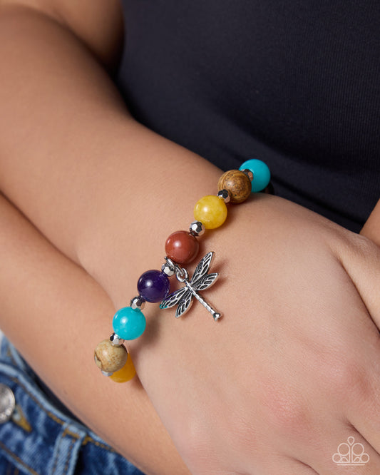 Dragonfly Delay - multi - Paparazzi bracelet