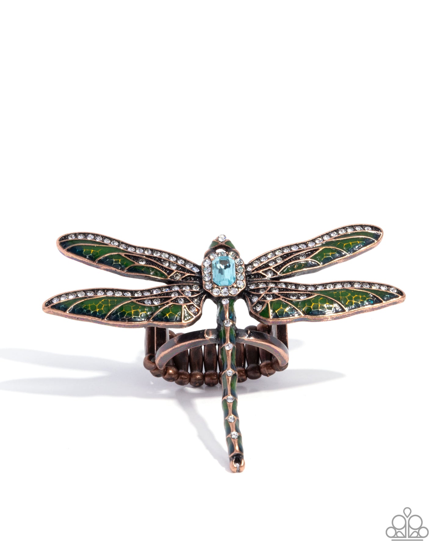 Dragonfly Delivery - copper - Paparazzi ring