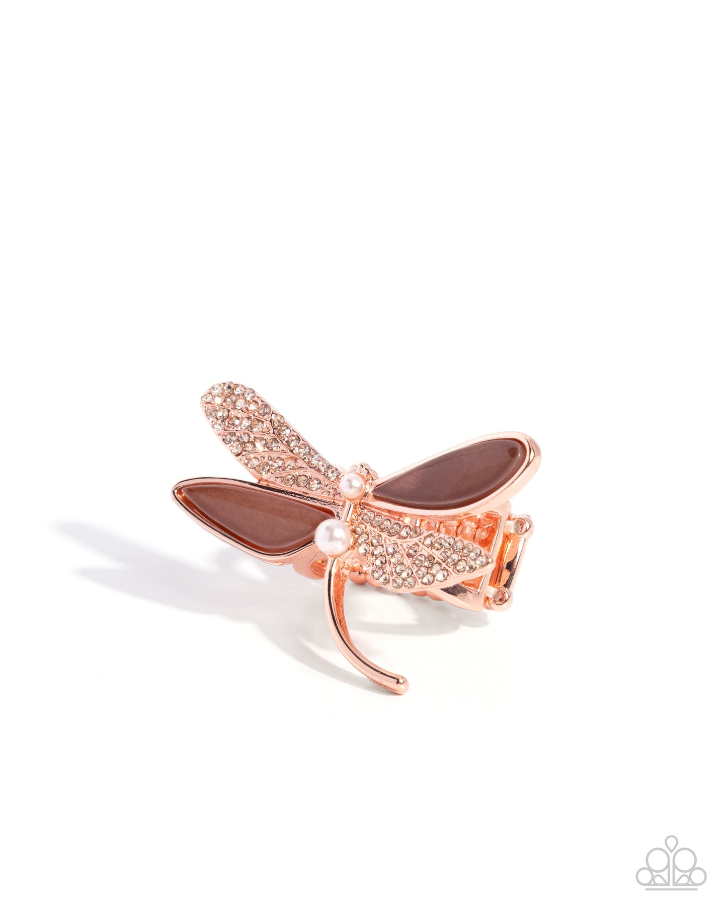 Dragonfly Drama - copper - Paparazzi ring