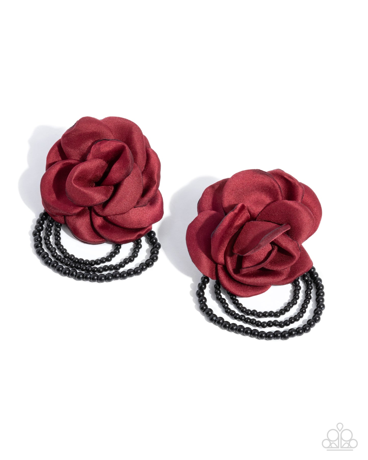 Dramatic Dame - red - Paparazzi earrings