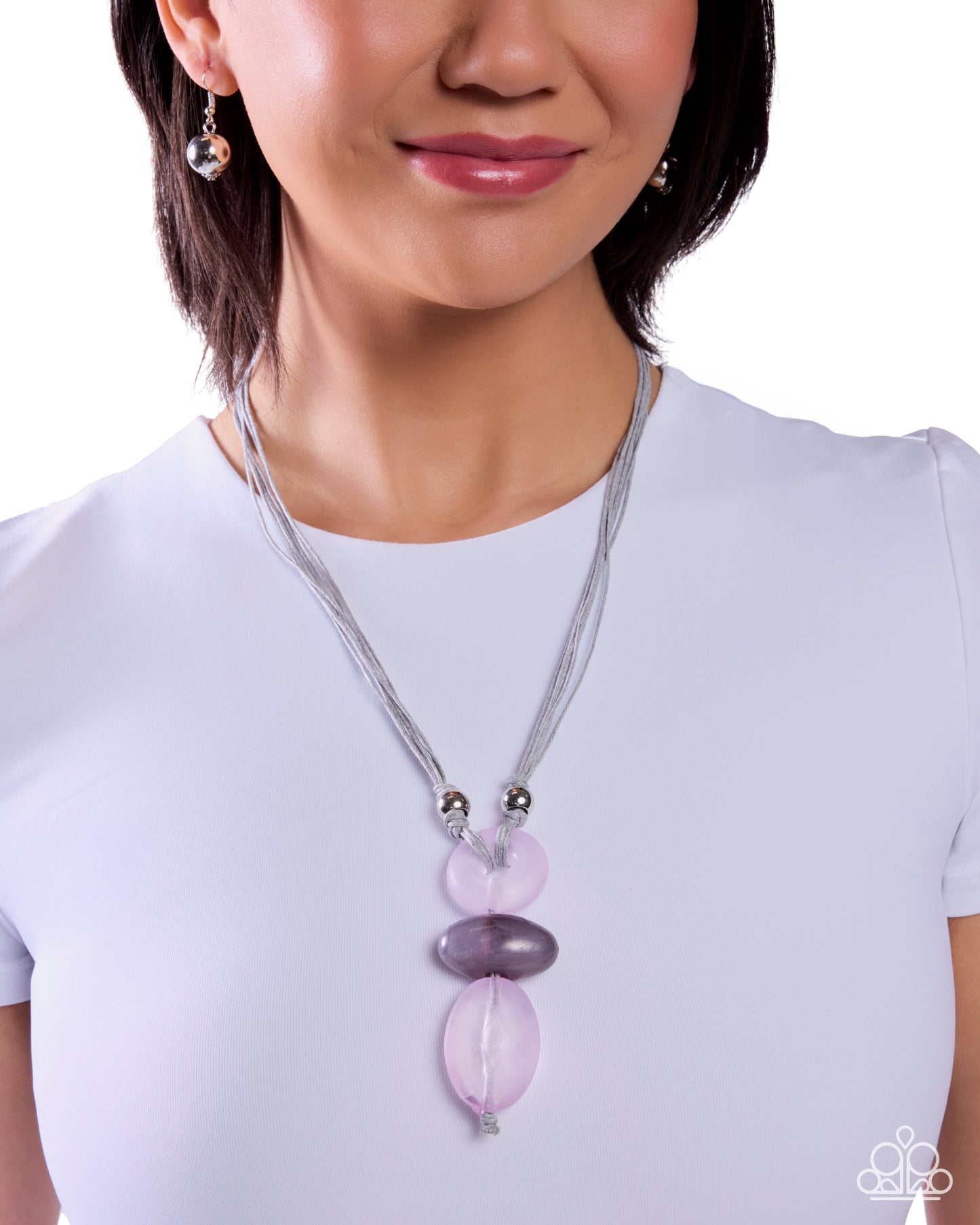 Dramatic Delivery - purple - Paparazzi necklace