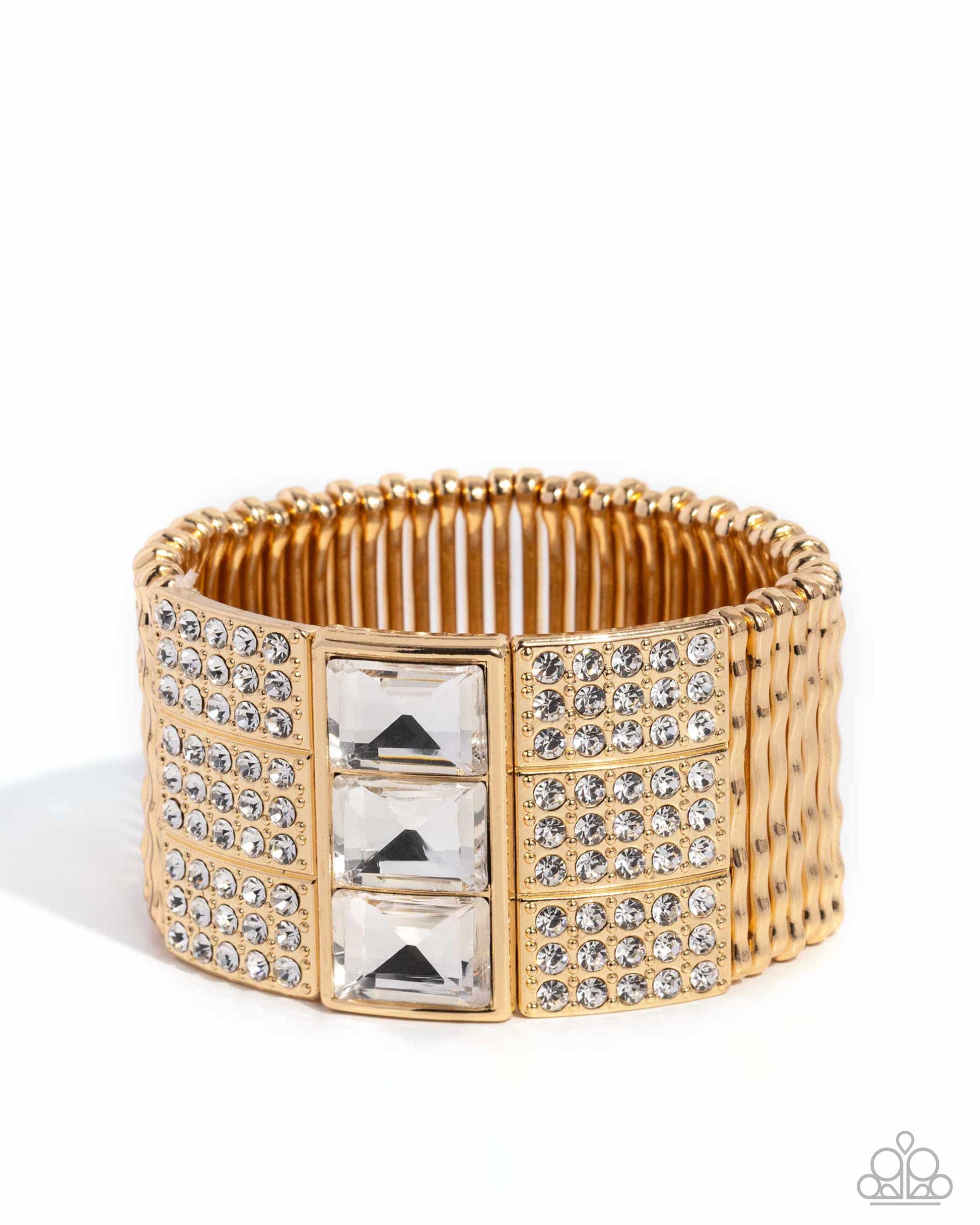 Dramatic Diva - gold - Paparazzi bracelet