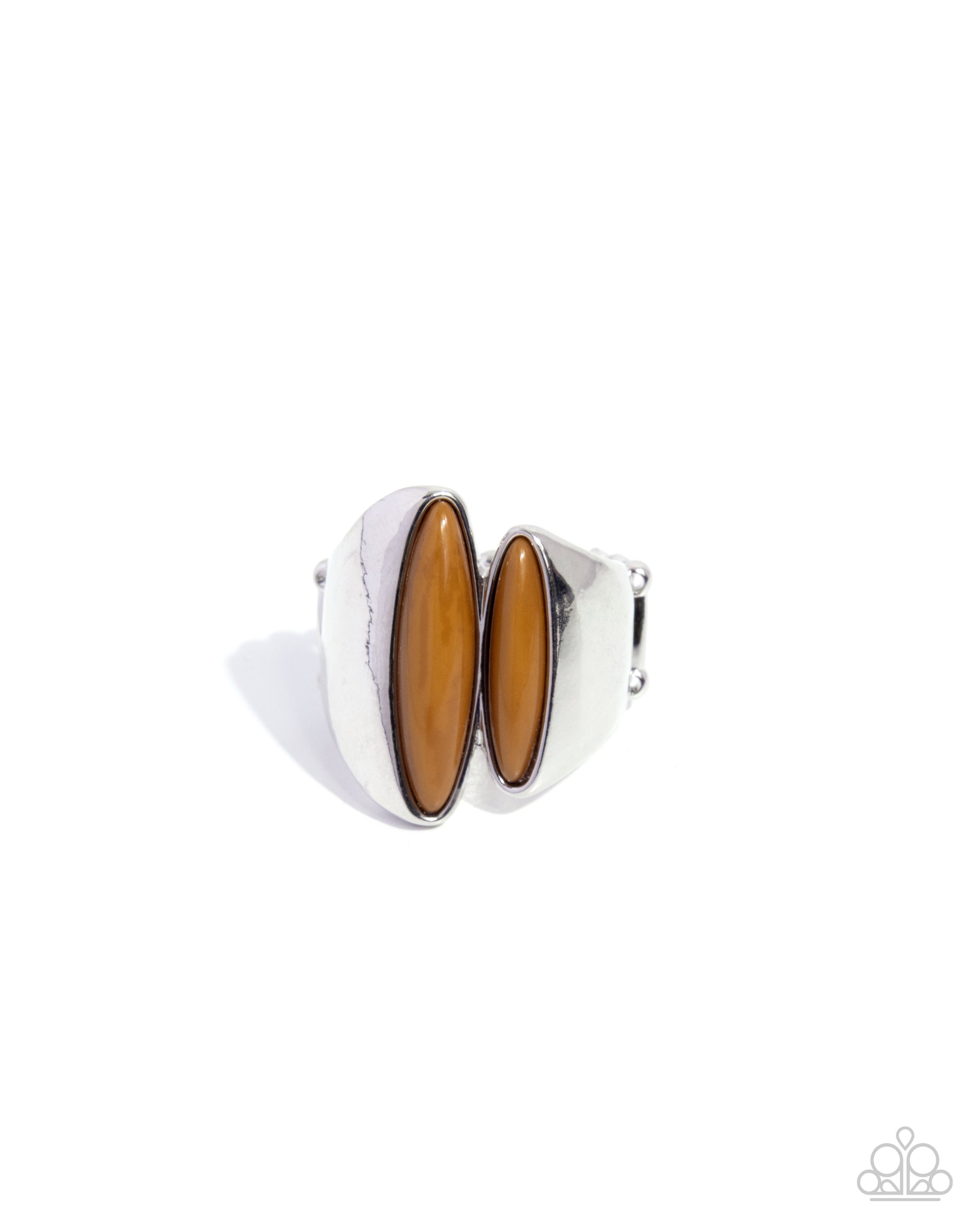 Dramatic Duel - brown - Paparazzi ring