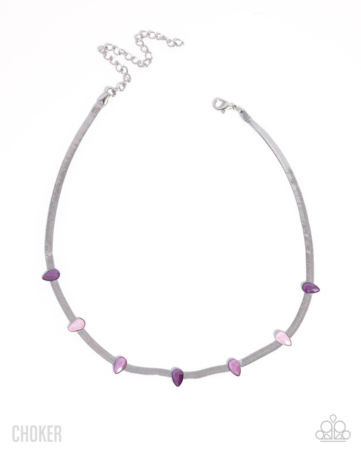 Drawing Attention - purple - Paparazzi necklace