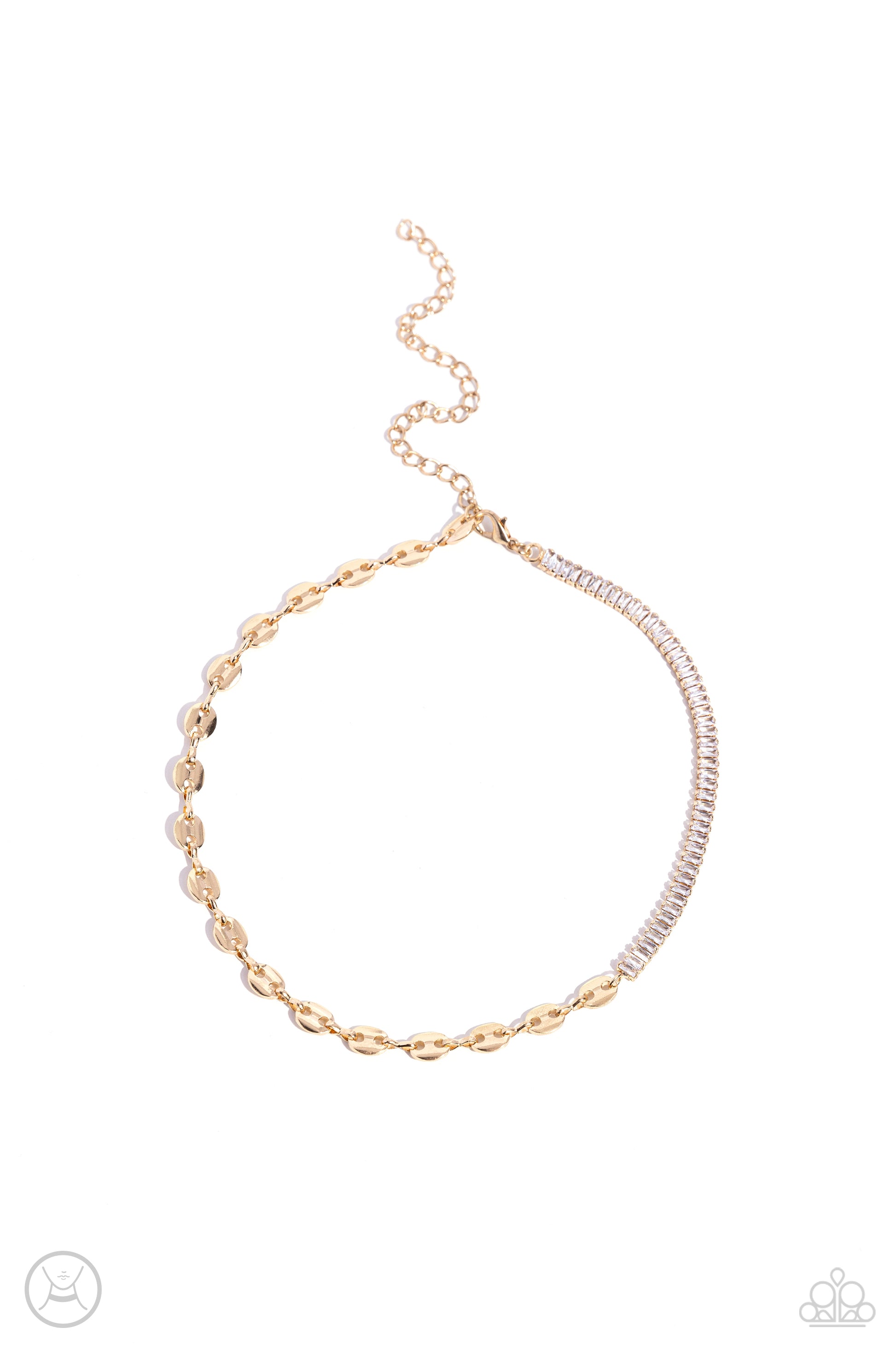 Dream Duo - gold - Paparazzi necklace