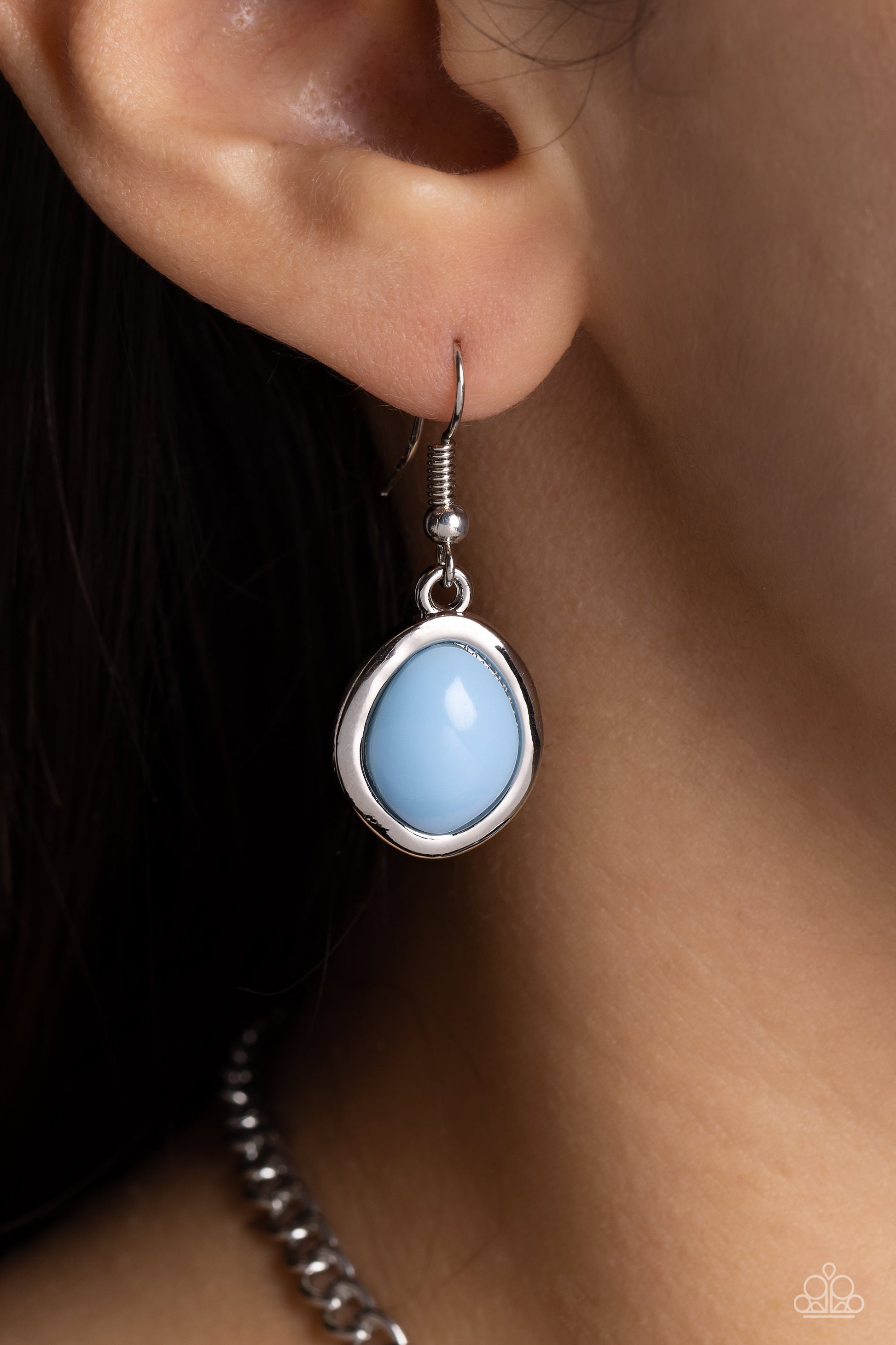 Dreamily Decked Out - blue - Paparazzi necklace