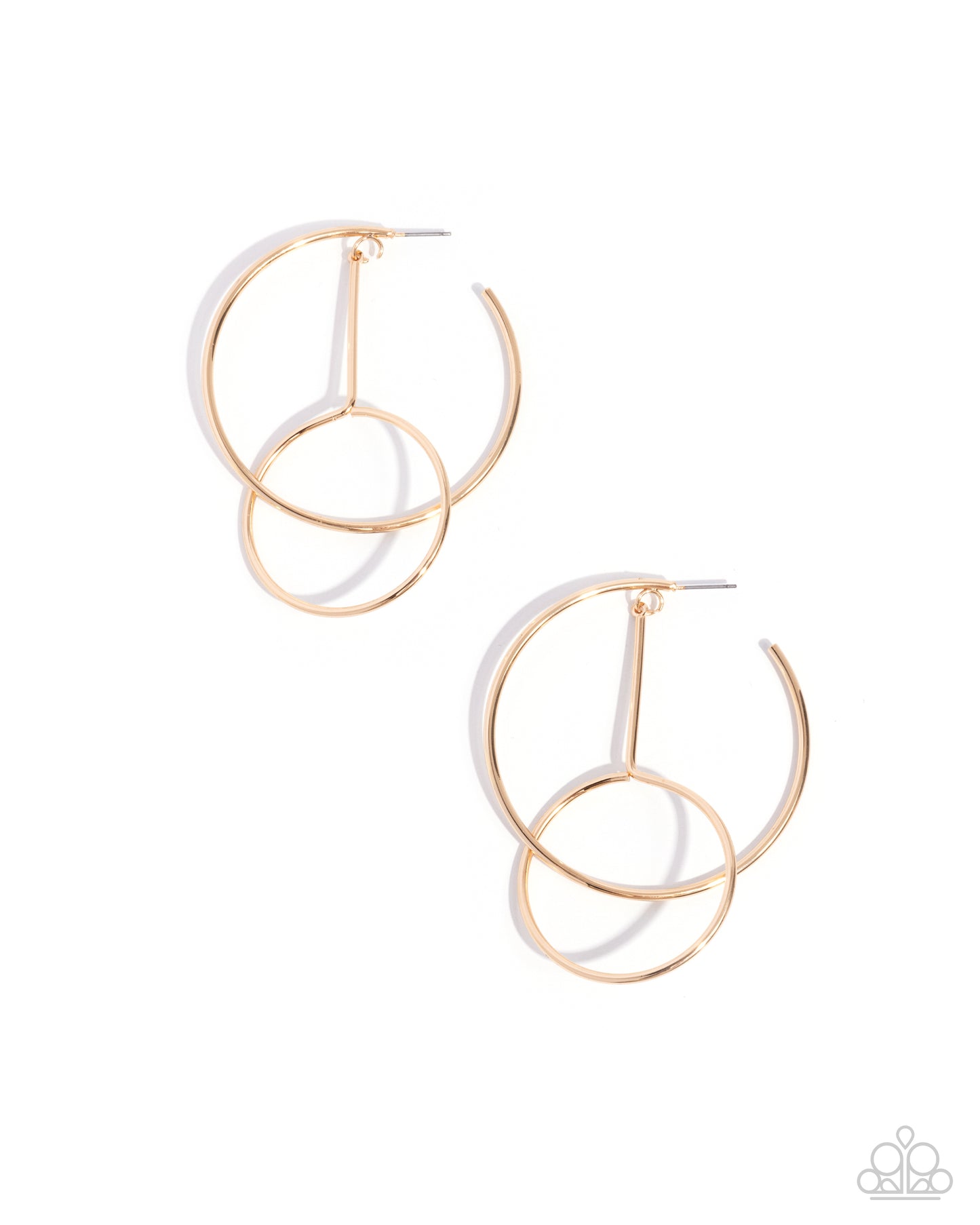Dreaming of Hoops - gold - Paparazzi earrings