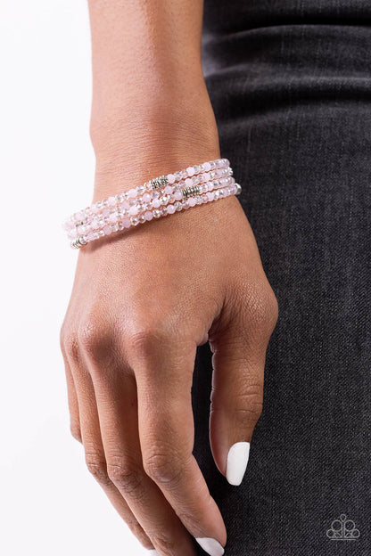 Dreamy Debut - pink - Paparazzi bracelet