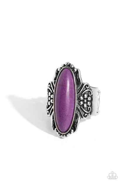 Dreamy Desertscape - purple - Paparazzi ring