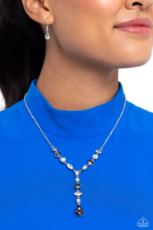 Dreamy Dowry - silver - Paparazzi necklace