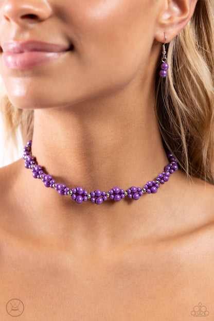 Dreamy Duchess - purple - Paparazzi necklace