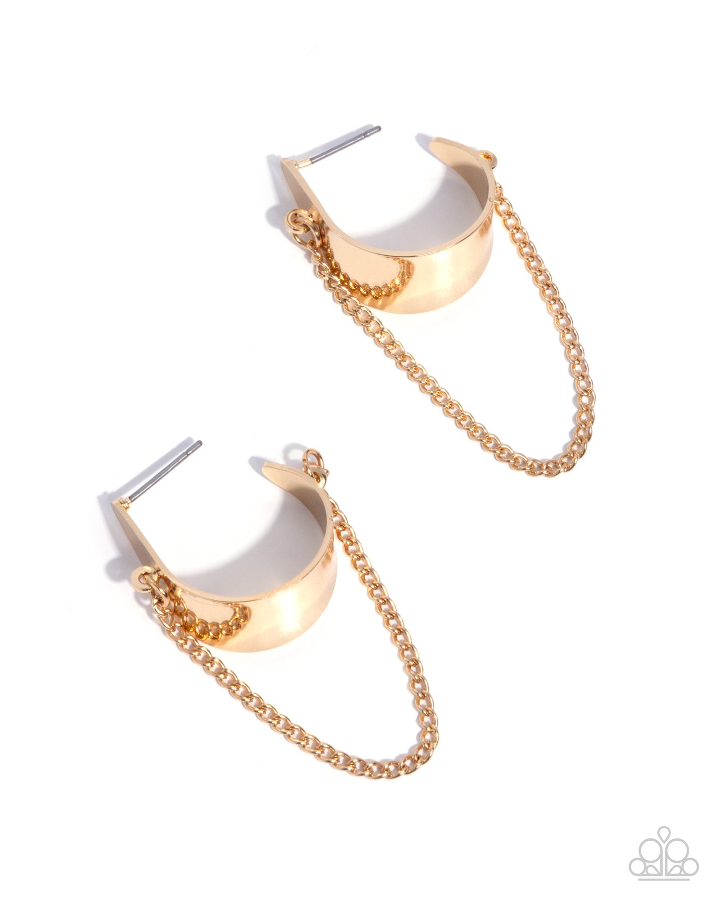 Dripping In Delight - gold - Paparazzi earrings