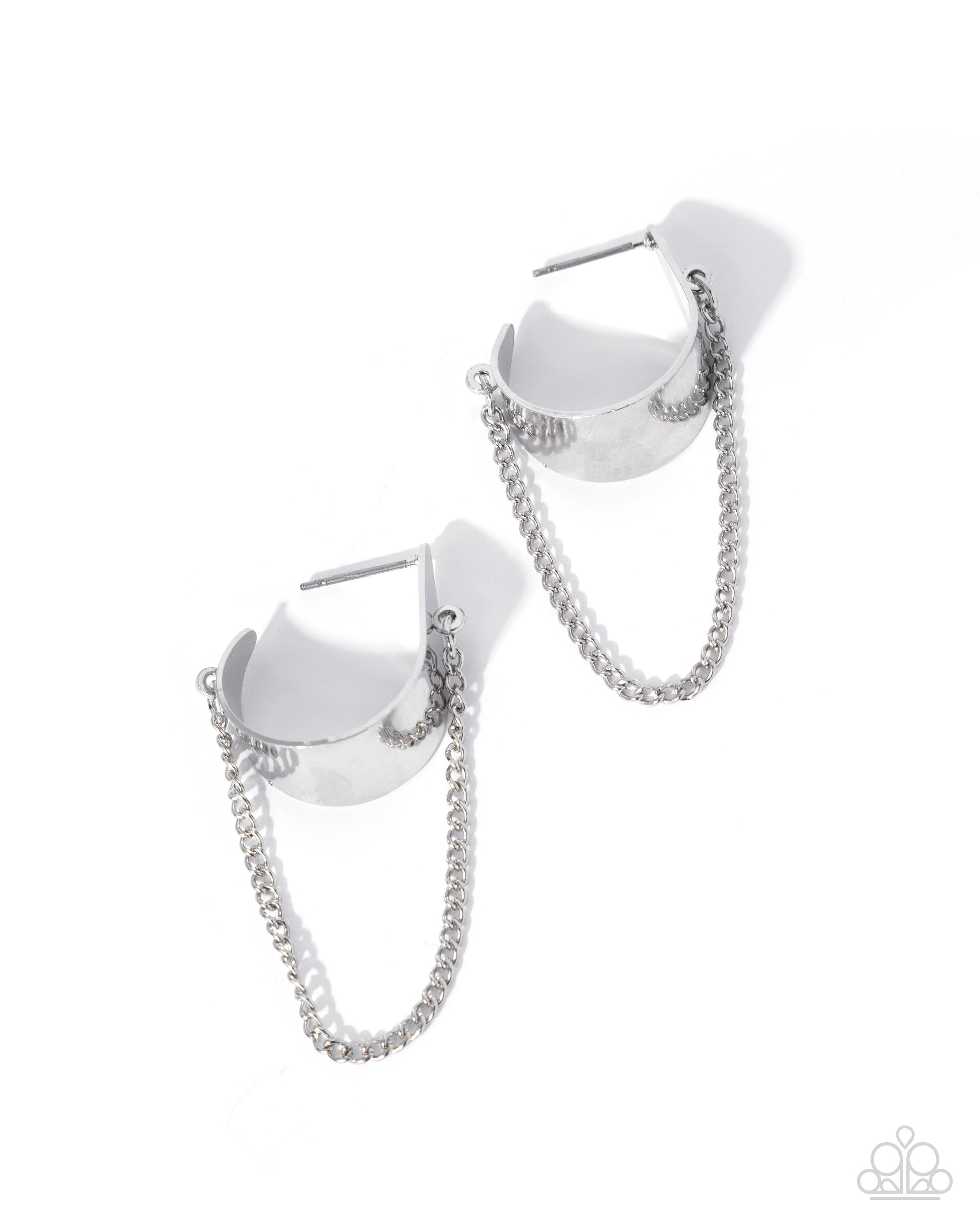 Dripping In Delight - silver - Paparazzi earrings