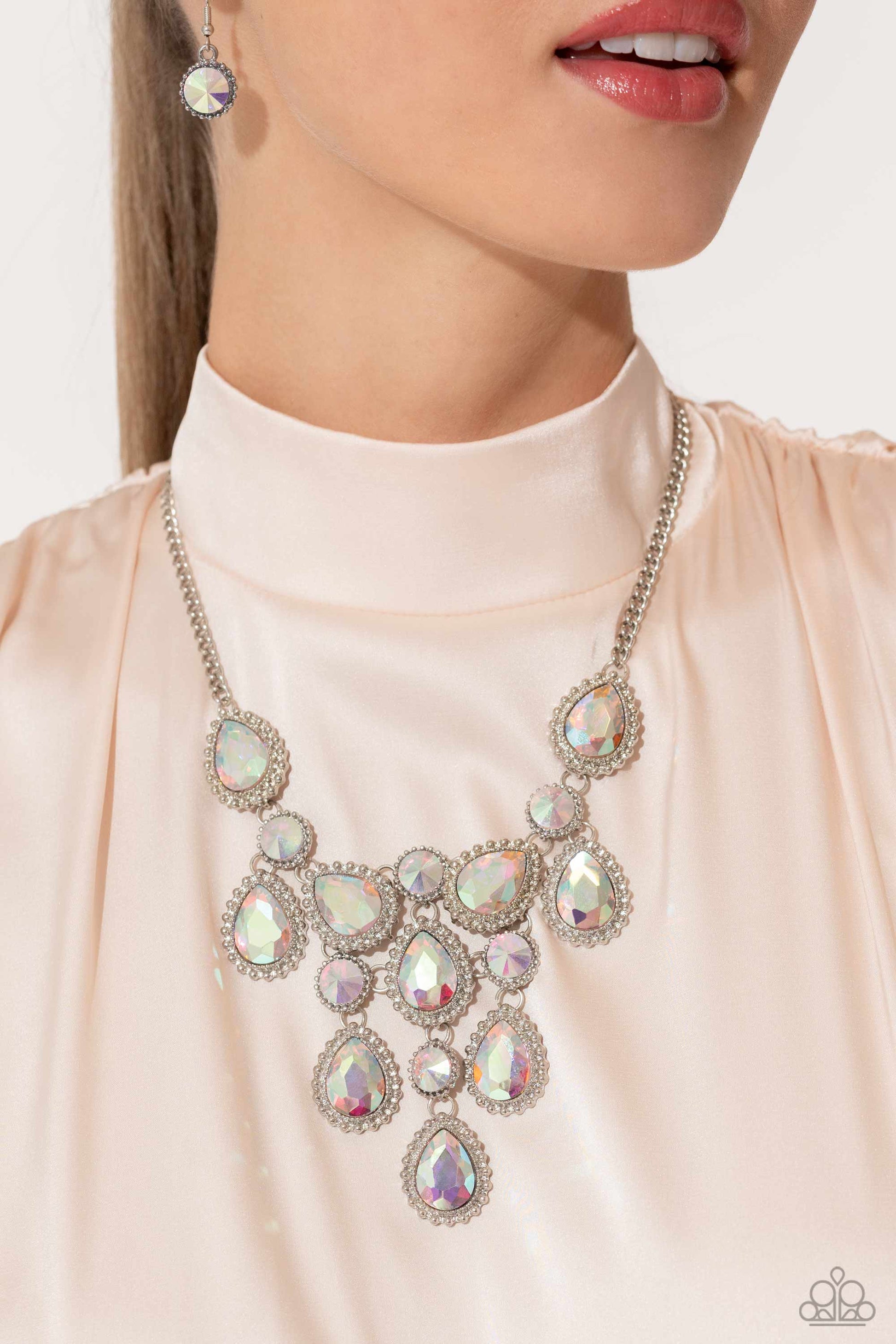 Dripping in Dazzle - multi - Paparazzi necklace