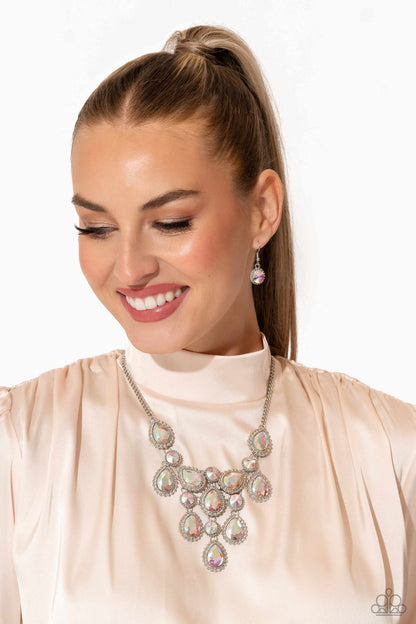 Dripping in Dazzle - multi - Paparazzi necklace