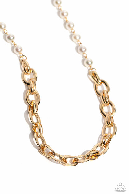 Dual Daydream - gold - Paparazzi necklace