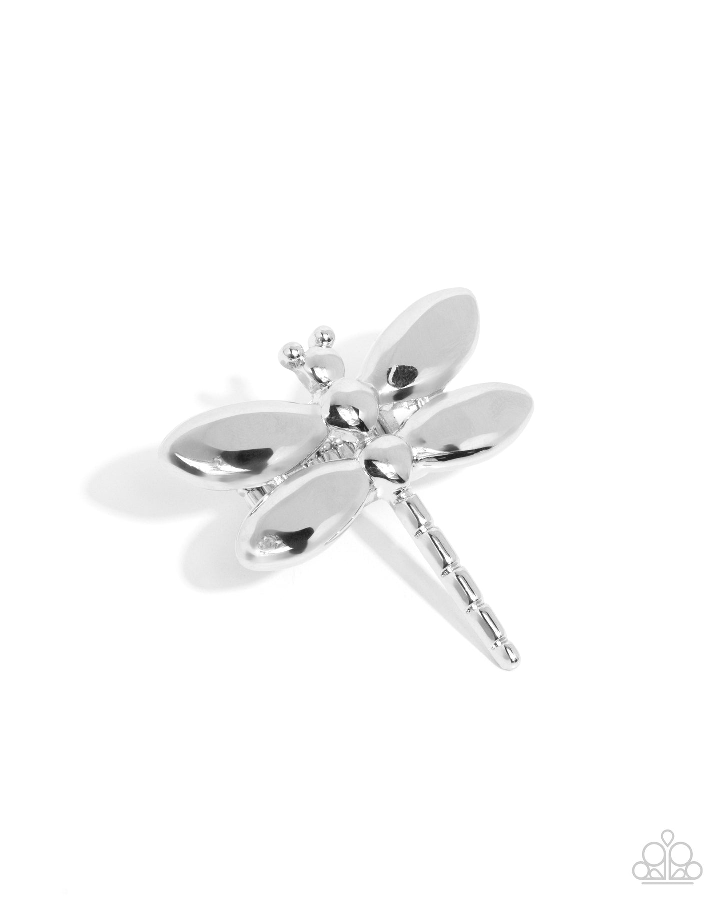 Durable Dragonfly - silver - Paparazzi ring