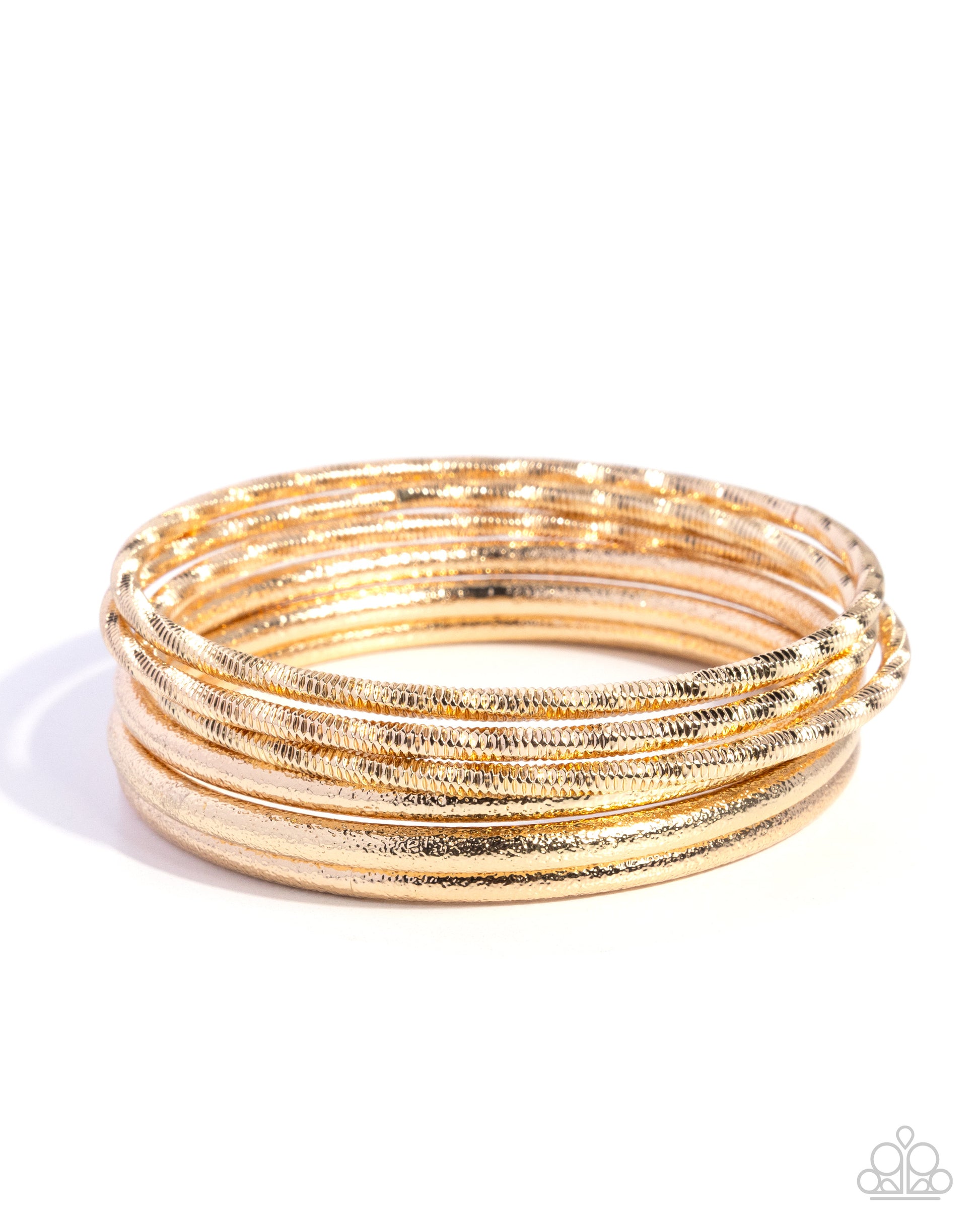 Dusted Delight - gold - Paparazzi bracelet