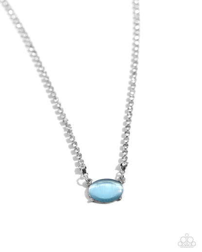 Dynamic Delicacy - blue - Paparazzi necklace