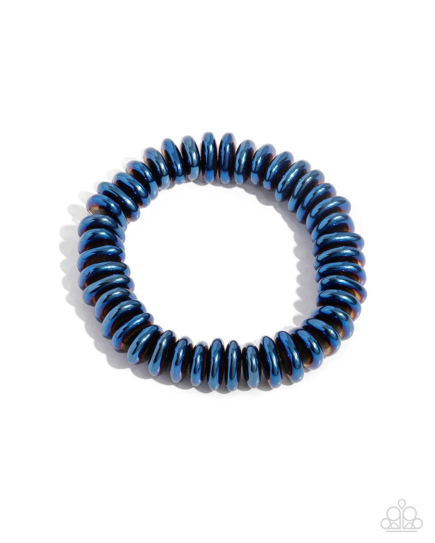 Dynamic Discs - blue - Paparazzi MENS bracelet