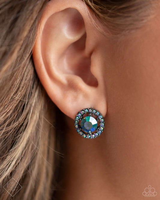 Dynamic Dominance - blue - Paparazzi earrings