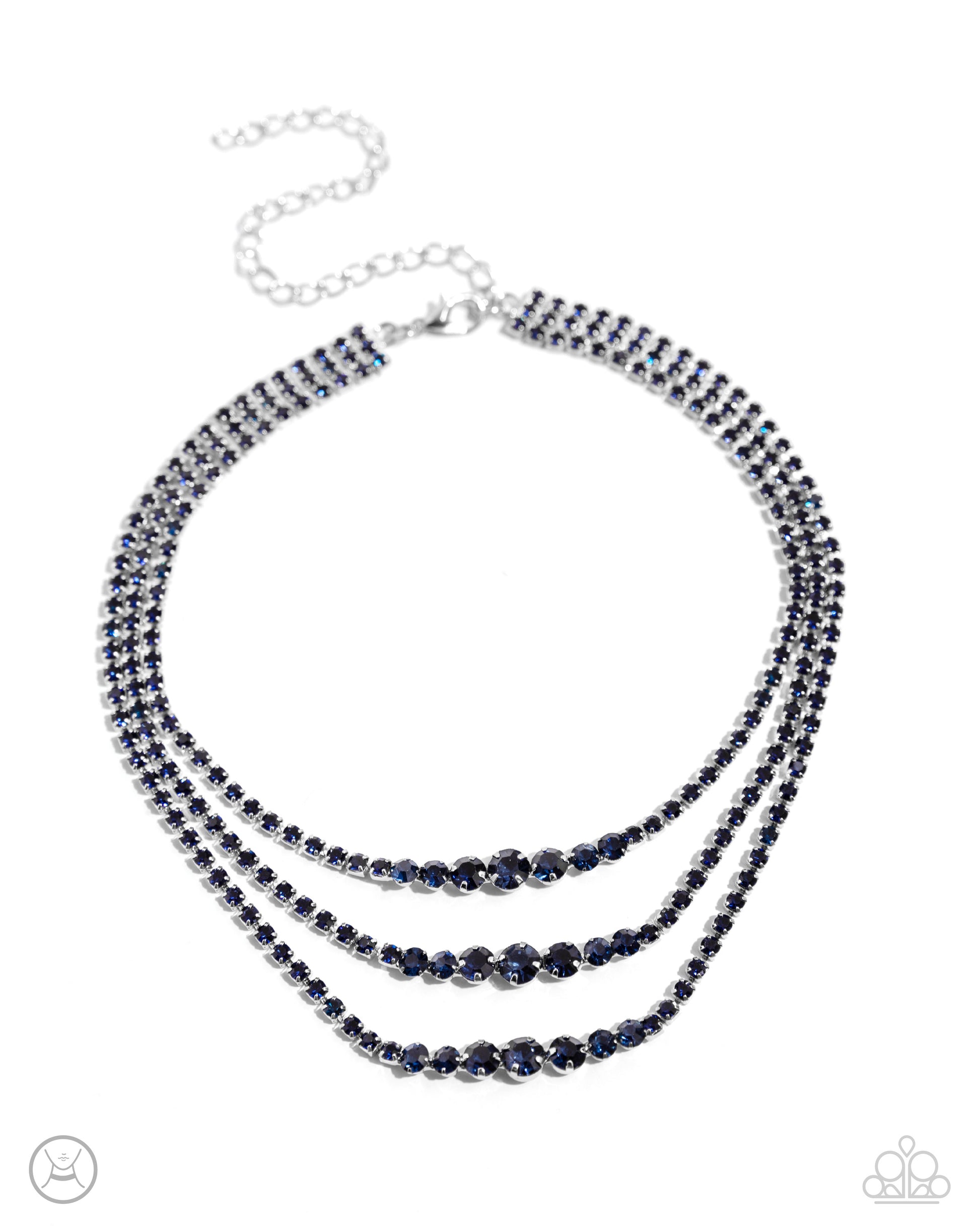  Dynamite Debut - blue - Paparazzi necklace