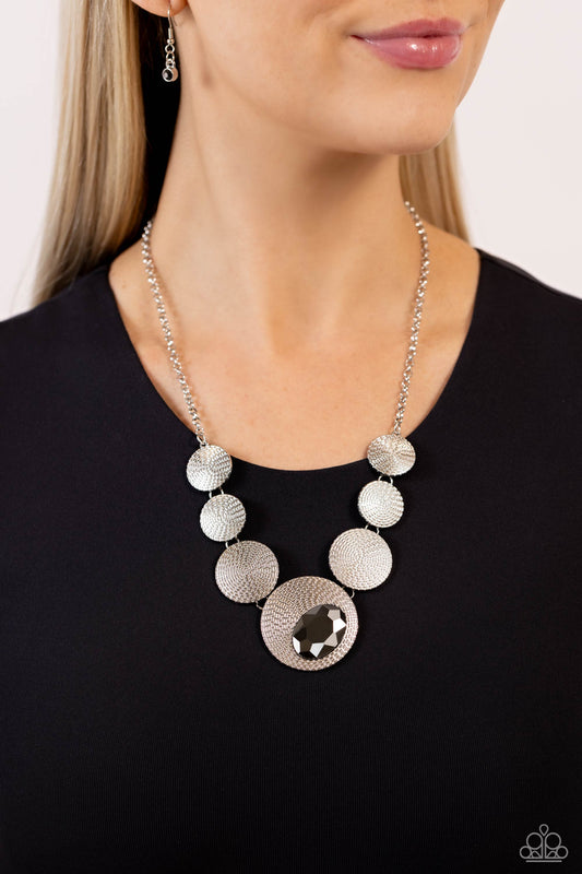 EDGY or Not - silver - Paparazzi necklace