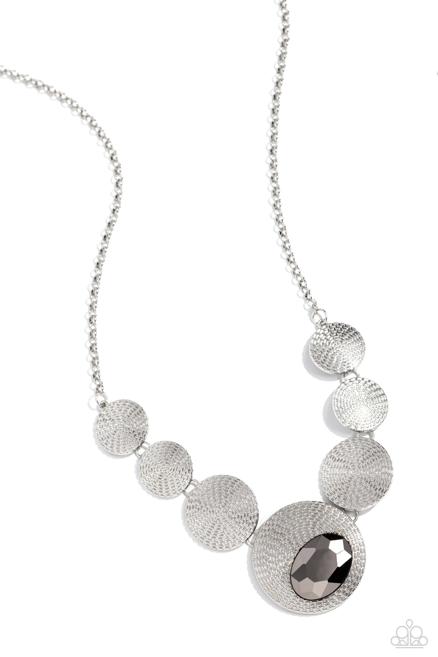 EDGY or Not - silver - Paparazzi necklace
