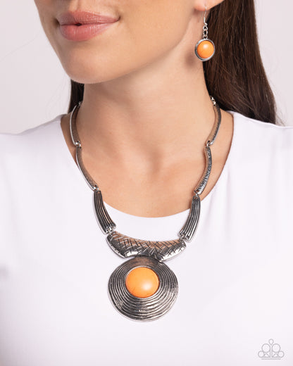 EMPRESS-ive Resume - orange - Paparazzi necklace