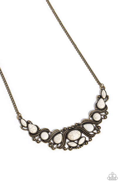 EYE Wish I May... - brass - Paparazzi necklace