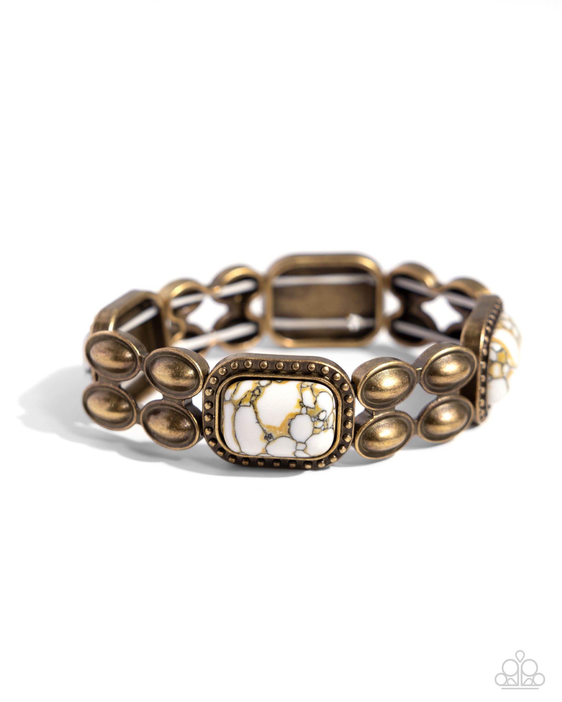 Earthy Ease - brass - Paparazzi bracelet