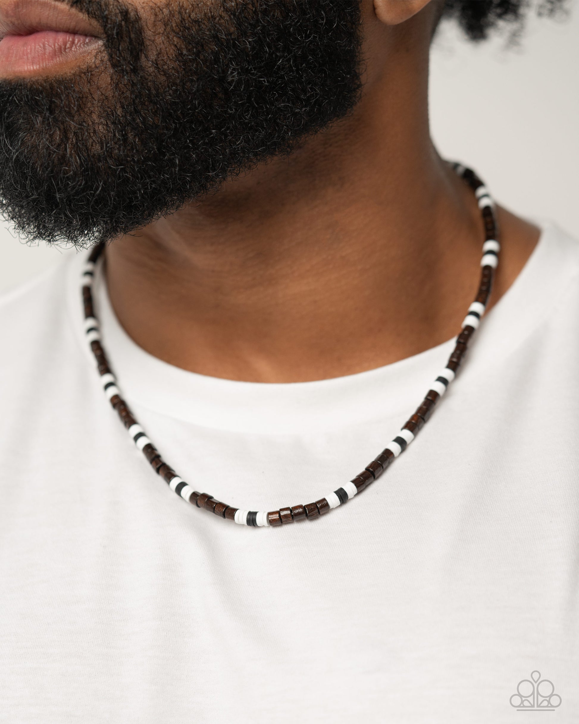 Earthy Ego - black - Paparazzi MENS necklace