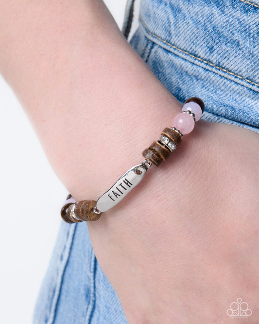 Earthy Eminence - pink - Paparazzi bracelet