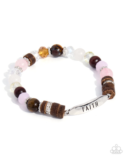 Earthy Eminence - pink - Paparazzi bracelet