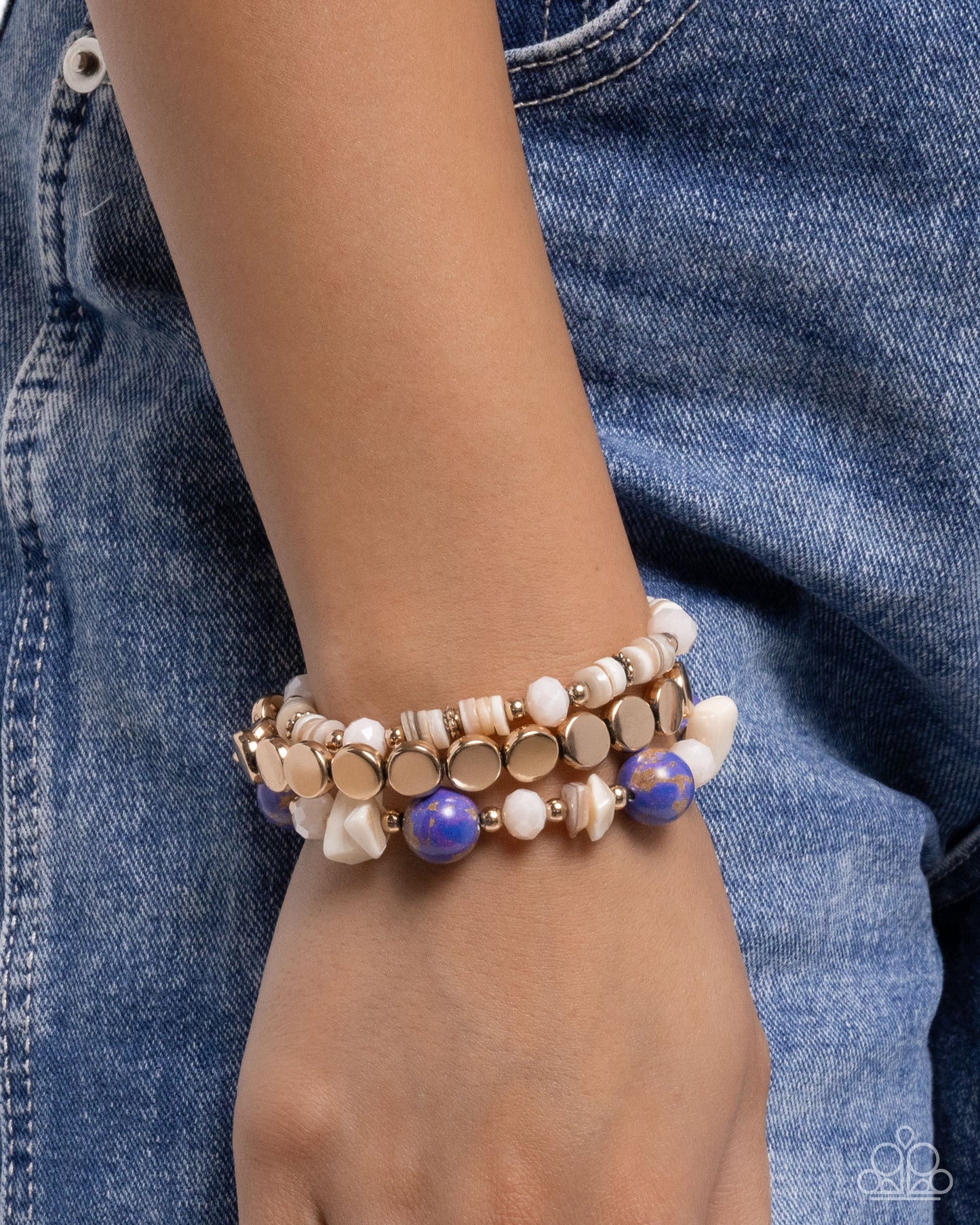 Earthy Entertainer - purple - Paparazzi bracelet