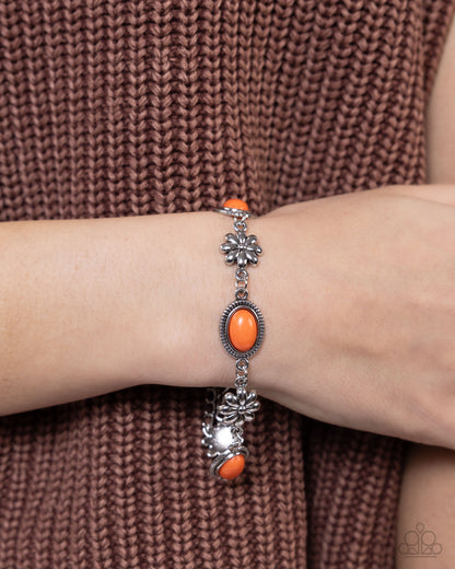 Earthy Estate - orange - Paparazzi bracelet