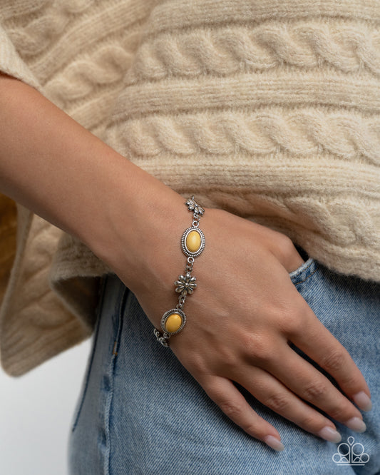 Earthy Estate - yellow - Paparazzi bracelet