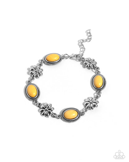 Earthy Estate - yellow - Paparazzi bracelet