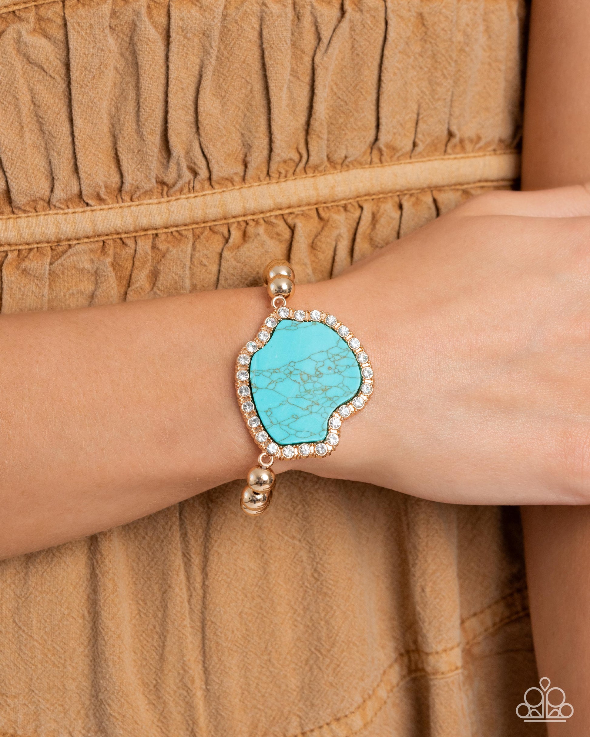 Earthy Excavation - gold - Paparazzi bracelet