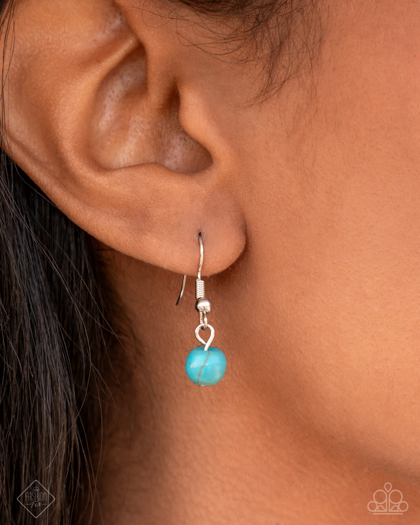 Earthy Exposé - blue - Paparazzi necklace