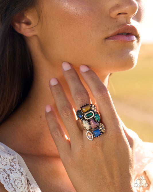 Earthy Possibilities - copper - Paparazzi ring